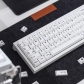 Brief White 104+25 Full PBT Dye Sublimation Keycaps Set for Cherry MX Mechanical Gaming Keyboard English / Japanese